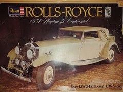 Revell Rolls-Royce 1934 Phantom I Continental 1/16 Scale H-1294