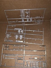 Vintage Junkyard Lot Of Plastic Model Car Chrome Parts And Pieces (Lot 1160A)