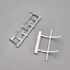 MPC 1/25 1953 53 Ford Stepside Pickup Parts Kitbash Front Suspension Chrome