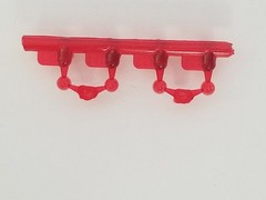 1960 Chevy Nomad Station Wagon STOCK (R1) TAILLIGHTS from AMT 1:25 Model Kit 60