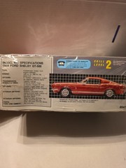AMT ERTL 1968 Ford Shelby GT-500 Model Kit, 1/25 Scale, Sealed