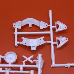 1955 Bel Air Chevy AMT Wheels Axle Diff Fan Driveshaft Model Parts 1:25 New 12