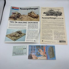 Monogram Panzerspahwagen Sd.Kfz 232 1/32 Model 7581 Armor Series Vintage 1974