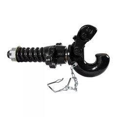 25 Ton Swivel Pintle Hook Hitch Mount Fits 2 In. to 3 In. Lunette Eye