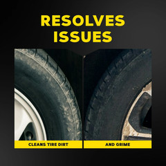 Tire Foam Cleaner and Shine Spray 19 Oz 2 Pack Automotive Car Care