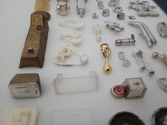 Vintage Assortment of Model Junkyard Parts & Vintage Directions