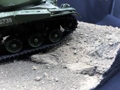 1/35 Scale Military Diorama Base Terrain Display Model Soldiers Figures Diecast