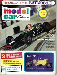 1966 TV Batmobile in Model Car Science Magazines-sold separately, your choice