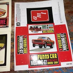 Vintage AMT Model Advertising And Stickers