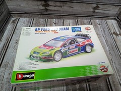 Bburago BP Ford ABU Dhabi Rally Car Diecast Model Kit Mikko Hirvonen 2008