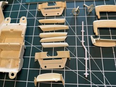 HTF OG VTG AMT 1959 FORD GALAXIE CONVERTIBLE #139 1-CK Car Kit Started + XTRAS