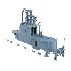 LYCG72900 1/72 Model Detail Up Sets Gato Class Submarine For Trumpeter 83524