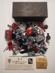1960s Renwal No 802 Visible V8 & AMT 1932 Ford Roadster ALL ENGINE Parts Lot