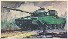 Nichimo R-3502 British Army Tank “Chieftain” Kitbash Parts Suspension
