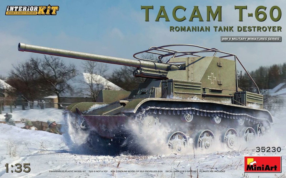 MiniArt 35230 Romanian Tank Destroyer Tacam T-60 Interior Kit 1/35