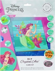Craft Buddy Crystal Art CCK-DNY803 Ariel, 18x18cm Crystal Art Card, Multi