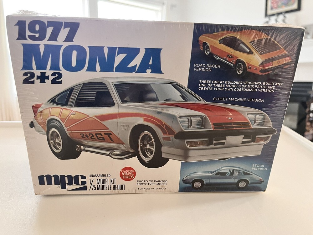 77Monza 2+2 Model Kit. 1/25, FS By MPC. Build 1of3 Ways.