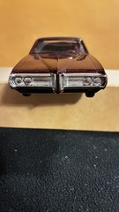 MPC 1/25 1969 PONTIAC BONNEVILLE HT BURGANDY DEALER PROMO CAR W/ORIGINAL BOX