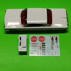 Coke machine Cola Cola die cast vintage dolly decal sheet 55 Cameo Pickup 1/25