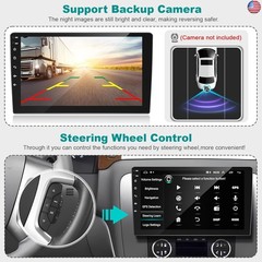 8 Core QLED Screen 1280 * 800 Car Radio Double Din Android 13 GPS Navigation