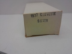 MPC 1977 Chevy Chevette Silver Vintage PROMO 1/25 Model Car W/ BOX
