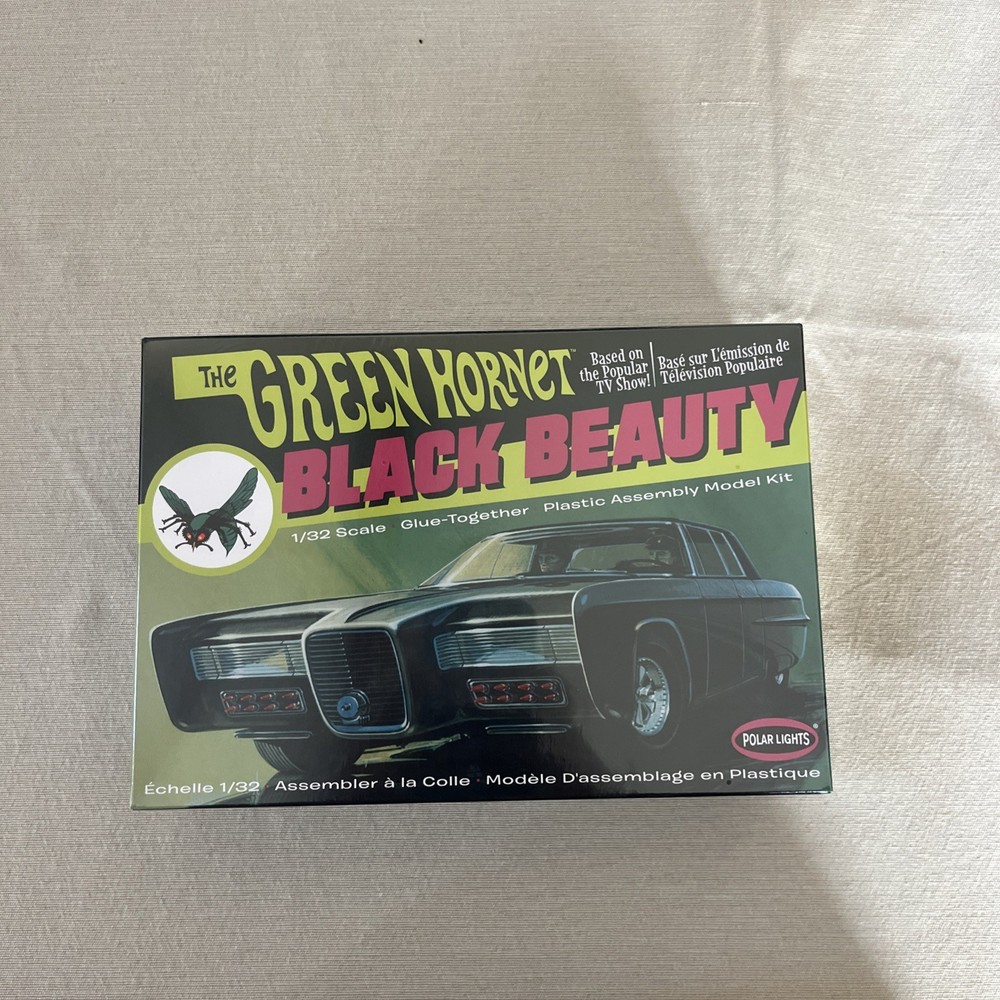 Green Hornet Black Beauty Plastic Assembly Glue-Together 1/32 Scale Model Kit