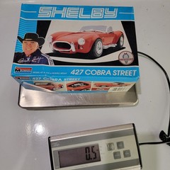 Monogram Shelby 427 Cobra Street 1:24 Model Kit 1989 Open Box Appears Complete