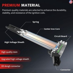 Ignition Coil Packs & Spark Plugs Compatible with V6 3.5L 3.5 2009-2020