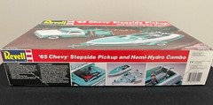Revell 1996 1:25 ’65 Chevy Stepside Pickup & Hemi-Hydro Combo #85-7249 Skill 2
