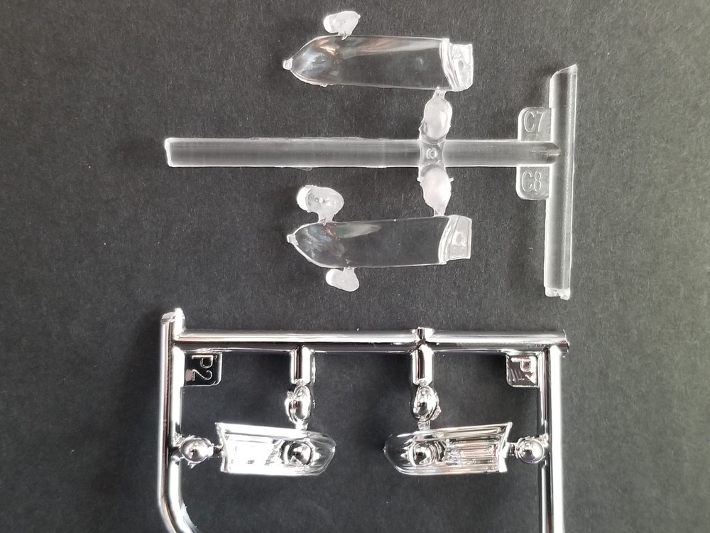 2021 Dodge Charger HELLCAT HEADLIGHTS from 1:25 AMT Model Kit