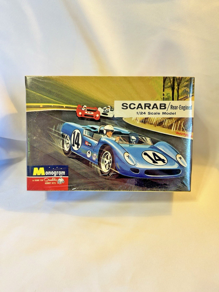 MONOGRAM SCARAB / REAR-ENGINED model kit NEW in FACTORY SEALED BOX from 1997