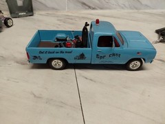 Model Junkyard/parts Plastic ,Nice Custom Car Lot Of 3 Race Car/ Truck/Trailer