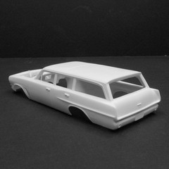 Jimmy Flintstone ’63 Pontiac Tempest Wagon conversion kit, 1:25 scale. NB356