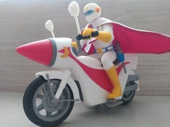 Gekko Kamen, Moonlight Mask, Capitán Centella and Bike 1/12 Scale 8,5 Inches
