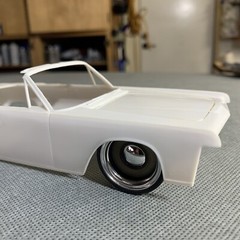 1:25 26” Steel Smoothie With Chrome Beauty Rings And Caps. Lowpro Rubber Tires.