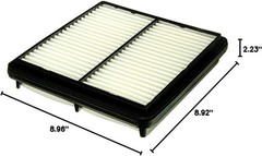 Extra Guard Rigid Rectangular Panel Engine Air Filter Replacement, Easy Insta…