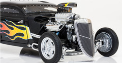 1 Race Car Hot Rod w/Chevy Corvette V8 RARE Dragster 24 55 57 12 1955Built Model