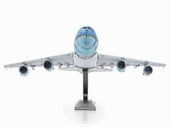 BOEING 747 AIRCRAFT “AIR FORCE ONE” STEEL MODEL KIT BY METAL EARTH ME1001
