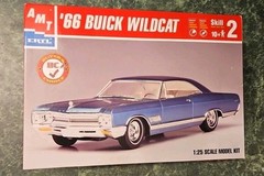 AMT ERTL 1966 Buick Wildcat Model Kit #31222 Open Box Sealed Contents NOS 2001