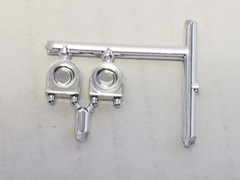 Roamin Chariot REAR COIL SPRING MOUNTS from 1:25 AMT Model Kit
