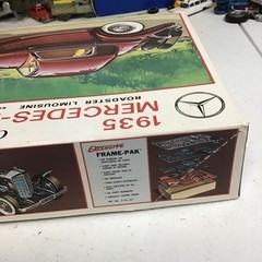 JOHAN JO-HAN 1935 Mercedes Benz 500K 1/25 Model Kit Open Box GC #1135