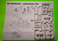 Tip Top Shop #2 PART ONLY 1/25 Air Compressor Paint Spray Gun Gas Station Garage