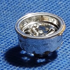 🌟 (1) Deep Dish 5 Spoke Wheel 1:25 or 1:24 Scale 1000s Model Car Parts 4 Sale