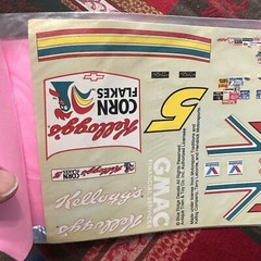Blue Ridge Decals 1062 1/25 Scale #5 Kellogg’s Corn Flakes Terry Labonte NASCAR