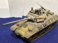 Custom Built 1/35 WW2 US M36 Jackson Tank Destroyer w/Commander & Loader