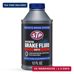 STP Synthetic Brake Fluid, Dot 4 Brake Fluid Protects Brake Systems, ABS, Disc a