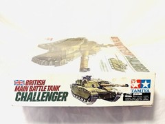 1/35 Tamiya British Main Battle Tank CHALLENGER Partially Assembled