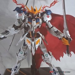 [PRICE REDUCED] PG Barbatos Custom Painted Gunpla Urethane High Gloss Metallic