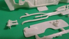 1967 GTO Pontiac 1/25 frame chassis axle rear end exhaust firewall model car lot