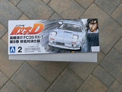 AOSHIMA Initial D No.2 Ryosuke Takahashi FC3S RX-7 Vol. 5 1/24 Plastic Model